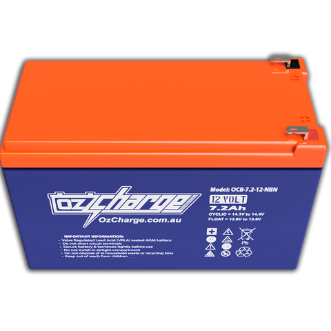 12V 80Ah GEL Deep-Cycle Battery – OzCharge